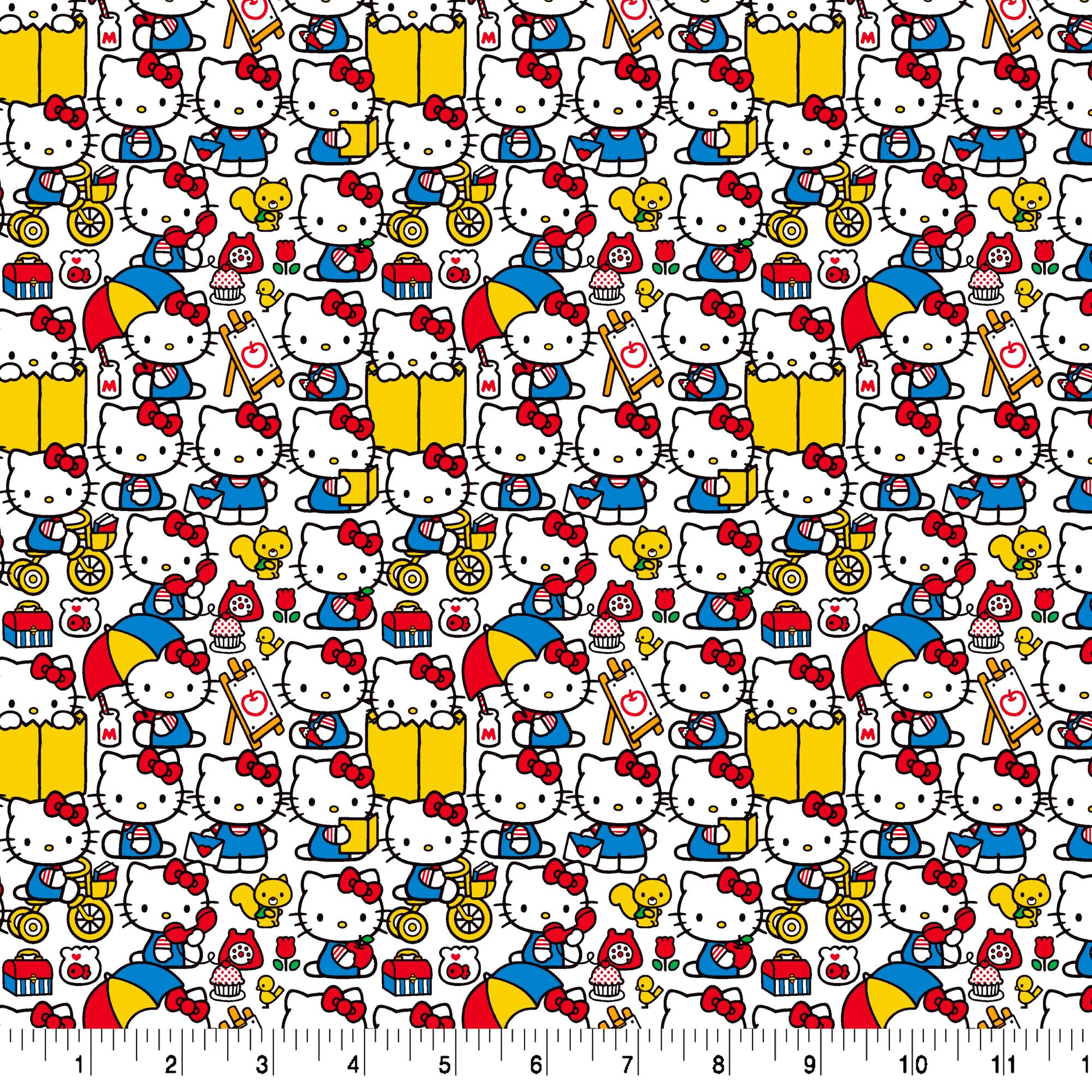 Hello Kitty® At Play Cotton Fabric